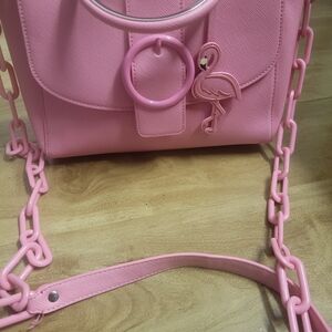 Loungefly Pink Flamingo Shoulder Bag